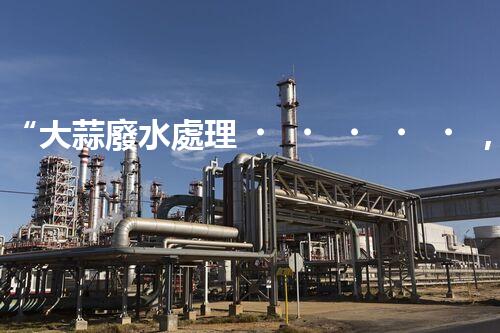 “大蒜廢水處理，綠色環(huán)保新篇章”